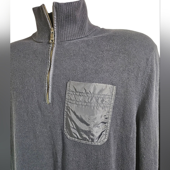 Banana Republic Mens Navy Blue Knit Sweater Large - Picture 2 of 7